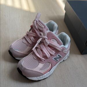 New Balance Kids' Sneakers in Pink and White